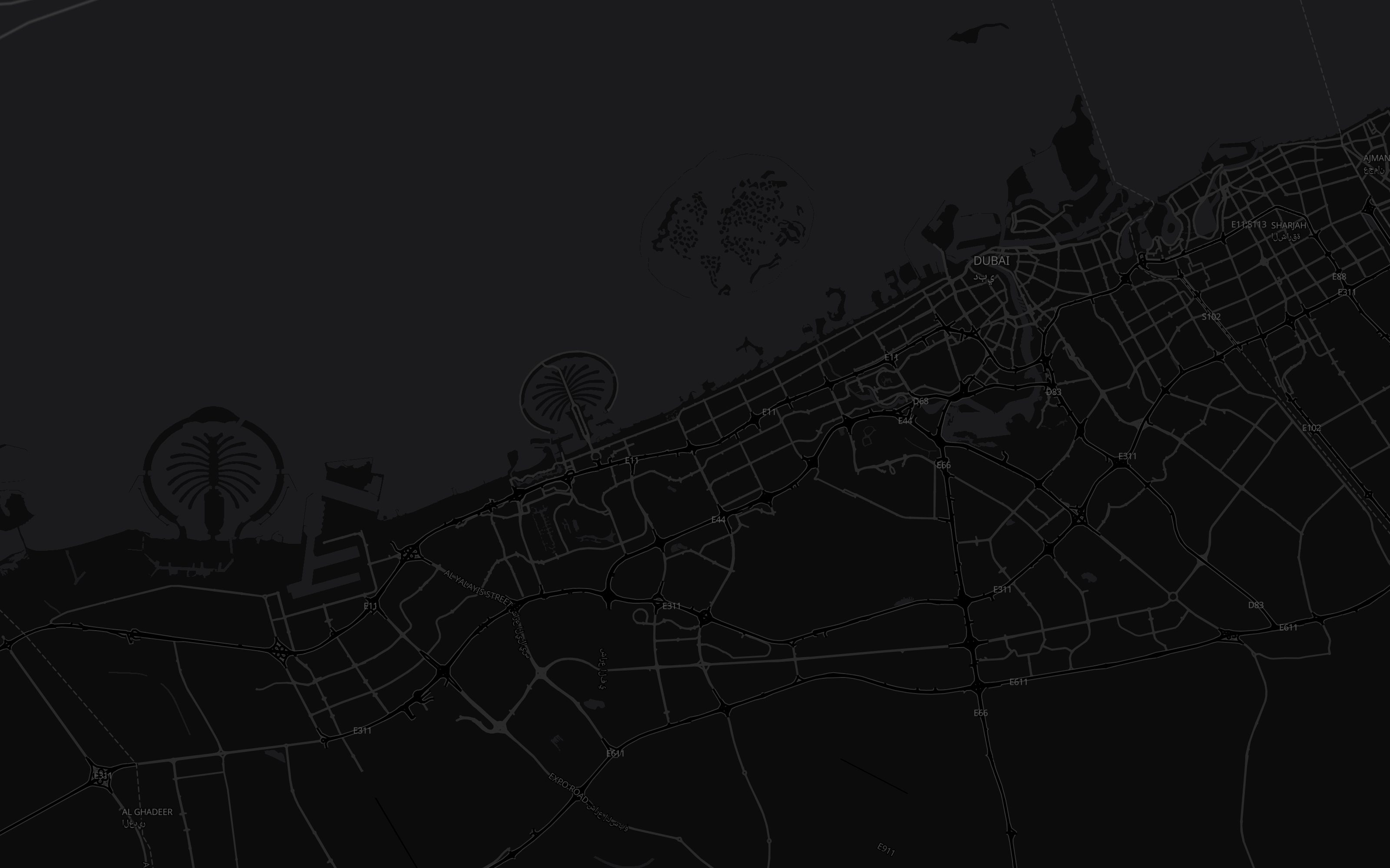 Map of Dubai